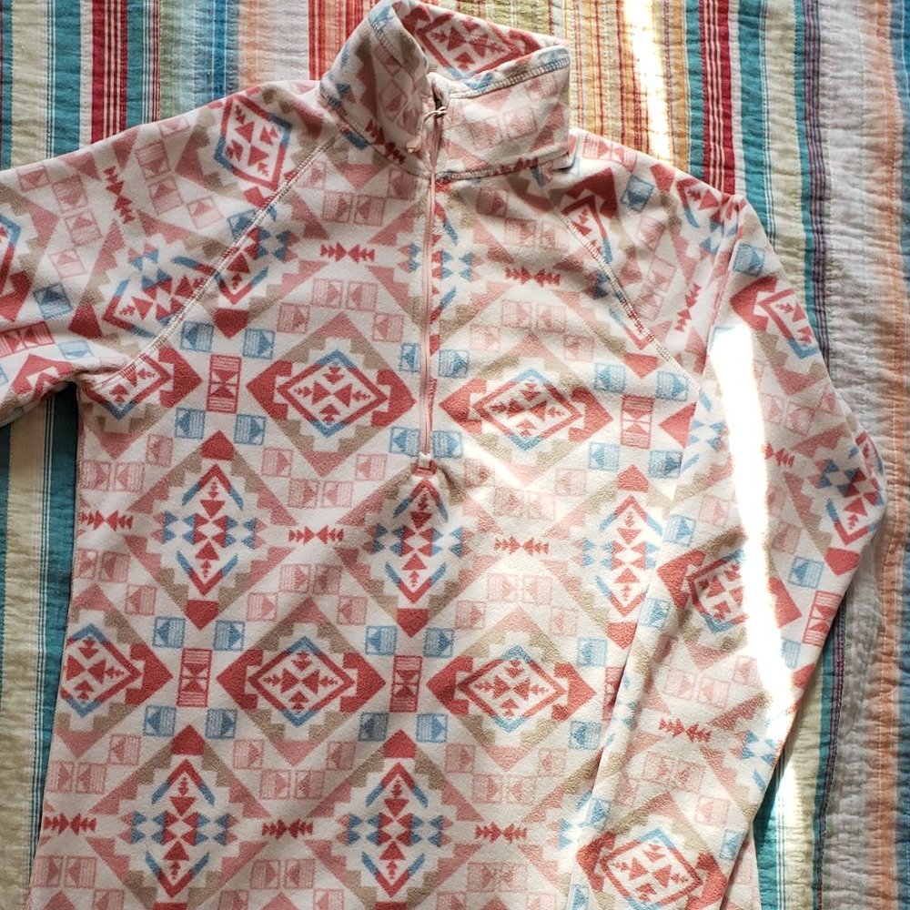 Eddie Bauer Half-Zip Fleece Pullover Southwest Med